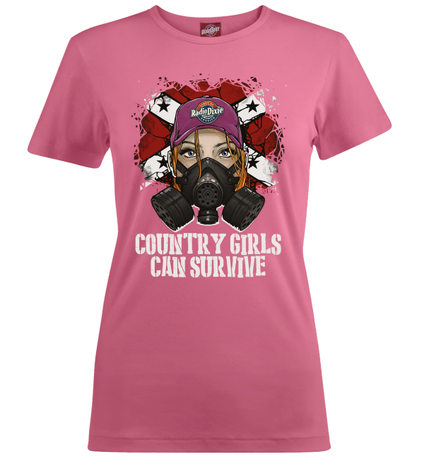 Country Girls Can Survive pink ladies t-shirt