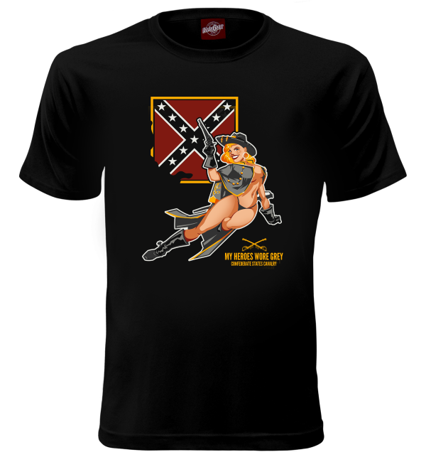 CSA Cavalry Pinup Girl