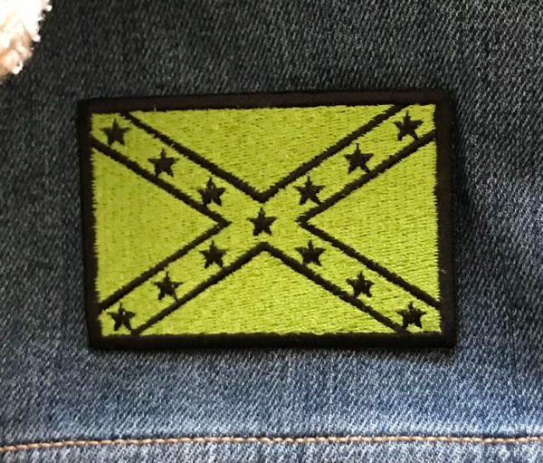 Patch Rebel Flag khaki