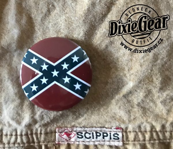 Pin-button Rebel Flag - Image 2