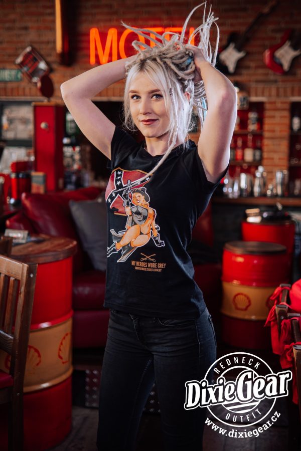 CSA Cavalry Pinup Girl - Image 3