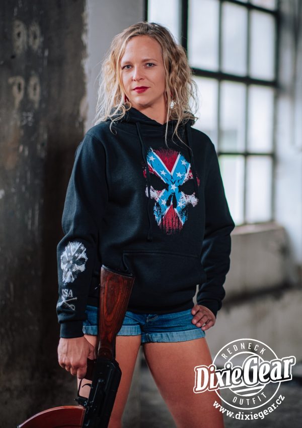 Rebel Skull hoodie type B - Image 3