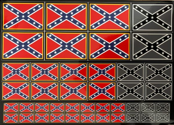 Sticker Rebel Flag Big